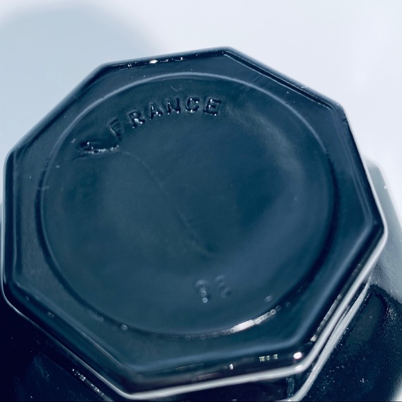 Arcoroc France Candle Holder Black Glass Octagonal - Picture 8 of 8